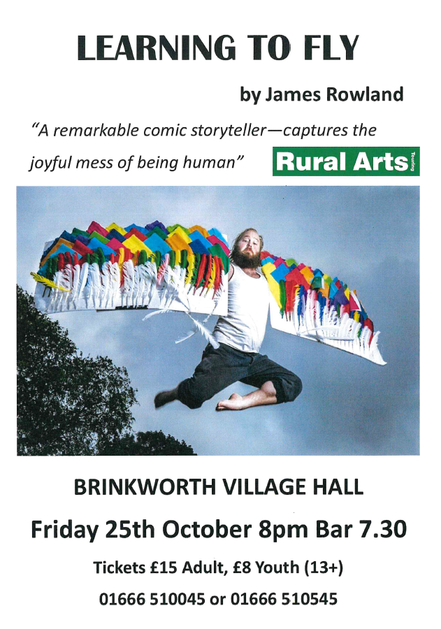 Learning to Fly by James Rowland - Brinkworth Village Hall